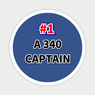 Number one A340 captain Magnet